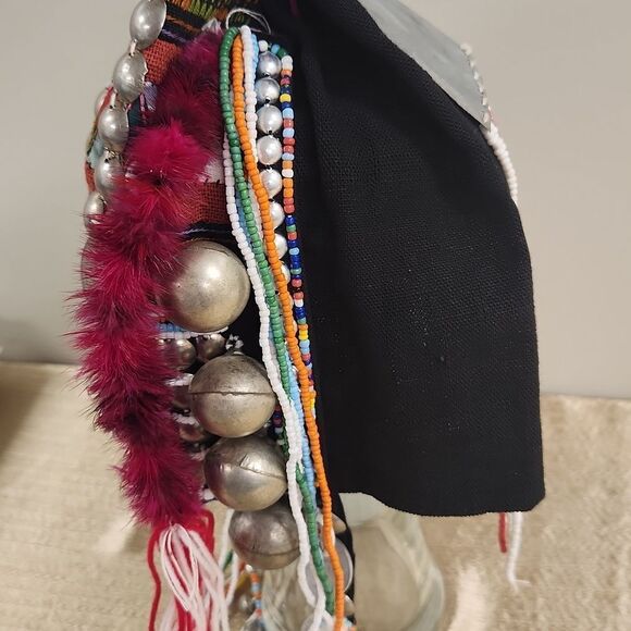 Thailand Akha Hill Tribe Child's Cap - Picture 15 of 16